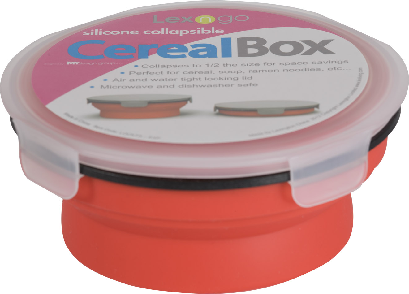 Silikónový obal na jedlo Lexngo CerealBox