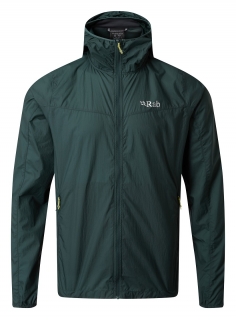 Ľahká, vetru odolná bunda RAB Vital Windshell hoody, veľ. XL